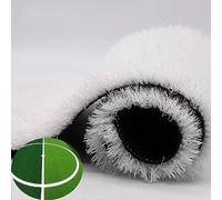 KJoBDwz Tappeto artificiale bianco per prato sintetico, spessore 3,5 cm, tappeto in erba artificiale per decorazione patio prato (50 x 200 cm)