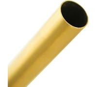 KJoBDwz Tubo tondo in ottone, diametro esterno 12 mm, spessore della parete 0,3-3 mm, lunghezza 0,5 m, tubo dritto di precisione senza saldatura(12x1mm)