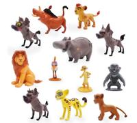 KJoet 12pcs Re Leone Cake Topper, Leone Decorazioni per Torta, Animali Cake Topper, Decorazione Torta per Bambini, per la Decorazione della Torta della Festa di Compleanno