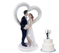 KJoet Decorazioni Torta Matrimonio, Coppia di Sposi, Decorazioni Torta Nuziale, Decorazione per La Proposta, San Valentino, Matrimonio