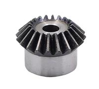 KJOET Pignone per macchinari industriali Ingranaggio Conico modulo 17-40 Denti 2 90 Gradi 45# Ingranaggio Meccanico for Trasmissione di Potenza in Acciaio (Size : 2M 17Teeth)
