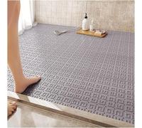 KjoiDWz Tappetino Antiscivolo for drenaggio, Tappetino da Bagno Multiuso for giunzioni in TPE for Aree umide(Grigio,20pcs)