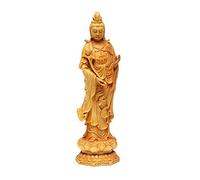 KJOLWHCQ Statua Fengshui Feng Shui Kuan Yin Scultura Decorazione for la casa Statua Buddha Buddista Quan Yin Figurina Attira Ricchezza Prosperità e Buona Fortuna