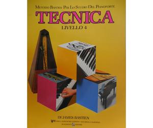 Kjos Piano Tecnica Livello 4 James Bastien Metodo per Pianoforte