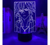 KJsdaADSA 3D Anime Illusion Night Lightdiabolik & Lovers Luce LED per la decorazione della camera da letto Luce Bambini Regalo di compleanno Lampada Diabolik & Lovers 7 colori