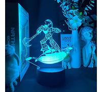 KJsdaADSA 3D Anime Lamp Illusion Light Night Light Giapponese Robot Camera da letto Led Night Light Lamp per bambini Ragazze Regalo di compleanno Lampada da scrivania Plus Room Decoration Room