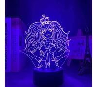 KJsdaADSA 3D Anime Night Light Danganronpa Led Night Light Junko Enoshima Lamp for Room Decor Kids Child Gift Danganronpa Acrilico Lampada da tavolo 3D Junko Enoshima Gifts