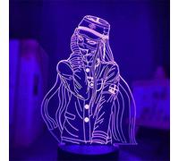 KJsdaADSA 3D Gift Night Light Night Light Korekiyo Shinguji Led Anime Light Lamp Illusion Led Lampada da tavolo che cambia colore 16 colori