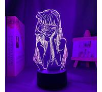 KJsdaADSA Anime 3D Lampada Junji Ito Collection Tomie per la decorazione della camera da letto Nightlight Compleanno Manga Junji Ito Collection Led Night Light 7 colori