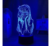 KJsdaADSA Anime Lamp 3D Junji Ito Collection Tomie per la decorazione della camera da letto Nightlight Birthday Collection Luce notturna a led-16 colori con telecomando