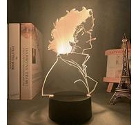 KJsdaADSA Lampada 3D Anime Cowboy Bebop Spike Spiegel LED Night Light per Kid Room Deco Regalo di compleanno Manga Cowboy Bebop Lamp Spike Spiegel-Remote Control