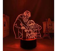 KJsdaADSA Lampada da notte 3D Anime Illusion Lampada 3D Led Light Anime Sk8 The Infinity per l'arredamento della camera da letto Night Light Kids Brithday Gift 7 colori