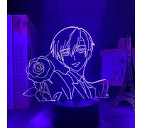 KJsdaADSA Lampada Illusion 3D Led Night Light Anime Ouran High School Host Club Tamaki Suoh Figura per Room Decor Kid Bithday Gift