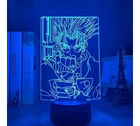 KJsdaADSA Luci notturne a led 3D per bambini Lampada 3D Anime Trigun VASH The Stampede Luce notturna a LED per Kid Room Deco Regalo di compleanno Manga VASH The Stampede Trigun Night Lamp