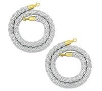 KJSHXYG Corda di separazione per Coda con montanti Lunga 5 Piedi con Clip, squisite Corde di separazione per Il Controllo della Folla per Cinema/Area colloqui/Eventi sul Red Carpet