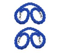 KJSHXYG Corda di Sostegno Blu, 2 Pezzi Corda di Controllo della Folla Corde di Sicurezza per Bar/teatri/Hotel/luoghi per concerti