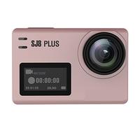 KJUEQ 4K Action Camera 4K Ultra HD Fotocamera Subacquea 30fps/60fps HD Telecomando Impermeabile FPV Sport DV(Small Package,SJ8 Plus Rose Gold)