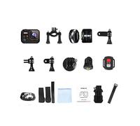 KJUEQ 4k Action Camera HD Impermeabile con Schermo di Controllo remoto Sport 4K Camera Drive Recorder Videocamera Sportiva Snorkeling Action Cam(with 128G TF Card)