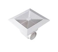 KJUEQ 6/8/10 Pollici Bagno Ventilatore di Scarico Ventilatore A Soffitto Finestra Montato A Parete di Ricambio Estrattore del Flusso d'Aria for La Casa Tubo Condotto Ventilatori(6inch)
