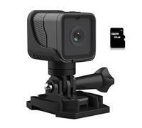 KJUEQ CS03 Videocamera Full HD 1080P Videocamera Sportiva Impermeabile Subacquea Portatile Videocamera for Registrazione Video Esterna con Microfono Incorporato(with 16GB TF Card)