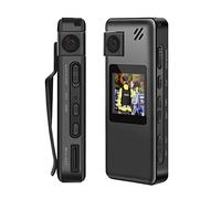 KJUEQ Full 1080P Digital Mini Camera Camcorder Small Body Worn Police Cam Motion Detection Sport DV Car DVR for la casa Animali Domestici Ufficio(with 32GB TF Card)