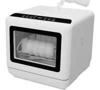 KJUEQ Lavastoviglie da Appoggio da 4-8 Posti, Mini Lavastoviglie Automatica Portatile, Lavastoviglie Compatta con Installaze Senza Attrezzi for Piccola Cucina Domestica, Appartamento Camper