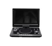 KJUEQ Lettore Dvd for Auto da casa Portatile da 9,8 Pollici Lettore CD VCD Gioco TV Adattatore Radio USB Supporto Radio FM Ricezione-Spina UE