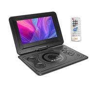 KJUEQ Lettore Dvd for Auto Portatile da 13,9 Pollici VCD Lettore CD TV Adattatore Radio USB Supporto TV/FM/USB Gameing(EU Plug)