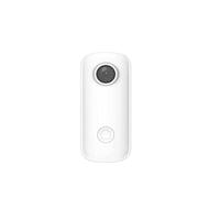 KJUEQ Mini Thumb Camera 1080P30FPS / 4K30FPS H.265 12MP 2.4G 30M Custodia Impermeabile Action Sport Videocamera DV(C100 ADD 32GB,2X White)