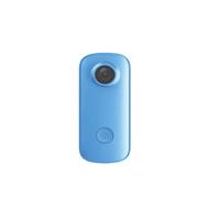 KJUEQ Mini Thumb Camera 1080P30FPS / 4K30FPS H.265 12MP 2.4G 30M Custodia Impermeabile Action Sport Videocamera DV(C100 ADD 64GB,Blauw)