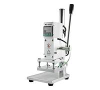 KJUEQ Pressa di Calore, Macchina for Stampa a Caldo Manuale WT-90DS, Macchina for a Digitale in Rilievo con Logo Personalizzato in Legno di Carta in Pelle PVC