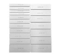 KJUEQ Set Parallelo ad Alta precisione 100x4mm 9 Paia, parallelismo: 0,005 mm, Set di blocchetti di Misura paralleli Set di Cuscinetti di fresatura