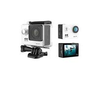 KJUEQ Videocamera Subacquea Ultra HD H9R 12MP LCD da 2 Pollici 30M Impermeabile 170D Telecomando Bicicletta Videocamera Sport all'aperto Cam(H9 0ption2,1)