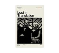 KJUFE Poster del film "Lost In Translation", 2 poster su tela, decorazione per camera da letto, ufficio, camera da letto, regalo, 20 x 30 cm