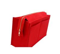 KJUUQBZL Adatto for Booktote Borsa con Inserto in Tessuto di Feltro Organizer Borsa for Trucco Shaper On The Go Organizer Borse for Cosmetici Portatili 72(4002RED)