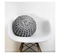 KJUUQBZL Home Semplice Cuscino di Filo Spesso Puro Fatto a Mano Imbottitura a Maglia Cuore Filato Rotondo Palla Stoffa Divano Accessori 81(10,Diameter 30cm)