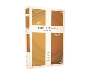 KJV, Amplified, Parallel Bible, Large Print, Hardcover, Red L (Copertina rigida)