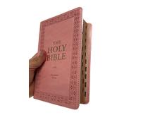 Kjv Bibbia Gigante Stampa 14 Point Standard-Size Similpelle, Rosa Index