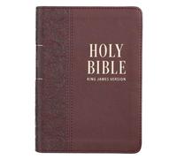 KJV Bible Compact Large Print (Faux Leather, Medium Brown) (Tascabile)