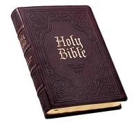 KJV Bible Giant Print Full Size Dark Brown
