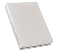 KJV Bible Giant Print Full-Size (Full Grain Leather, Whit (Rilegato in ecopelle)