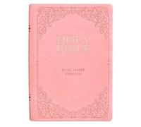 KJV Bible Giant Print Full Size Pink (Rilegato in ecopelle)