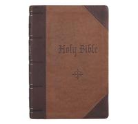 KJV Bible Giant Print Full Size Two-Tone (Rilegato in ecopelle)