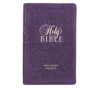 KJV Bible Giant Print Purple (Rilegato in ecopelle)