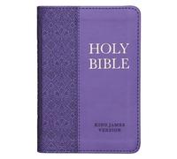 KJV Bible Mini Pocket Purple (Rilegato in ecopelle)