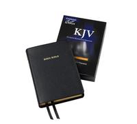 KJV Clarion Reference Bible, Black Calf Split Leather, KJ484:X Black Calf Split Leather: King James Version, Black, Calfskin, Single Column Split Reference Bible