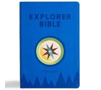 KJV Explorer Bible for Kids, Royal Blue Leathertouch (Rilegato in ecopelle)
