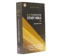 KJV, Foundation Study Bible, Hardcover, Red Letter (Copertina rigida)