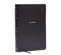 KJV Giant Print End-of-Verse Reference Bible, Black Leathersoft, Red Letter, Comfort Print (Thumb Indexed)