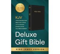 KJV Holy Bible: Deluxe Gift Bible - Black Bonded Leather, (Rilegato in ecopelle)